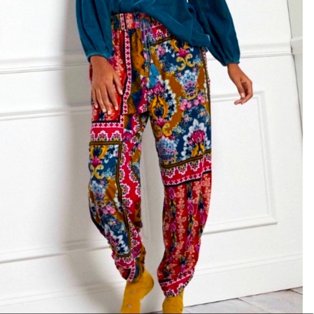 Anthropologie Zadie velvet lounge pants NWOT